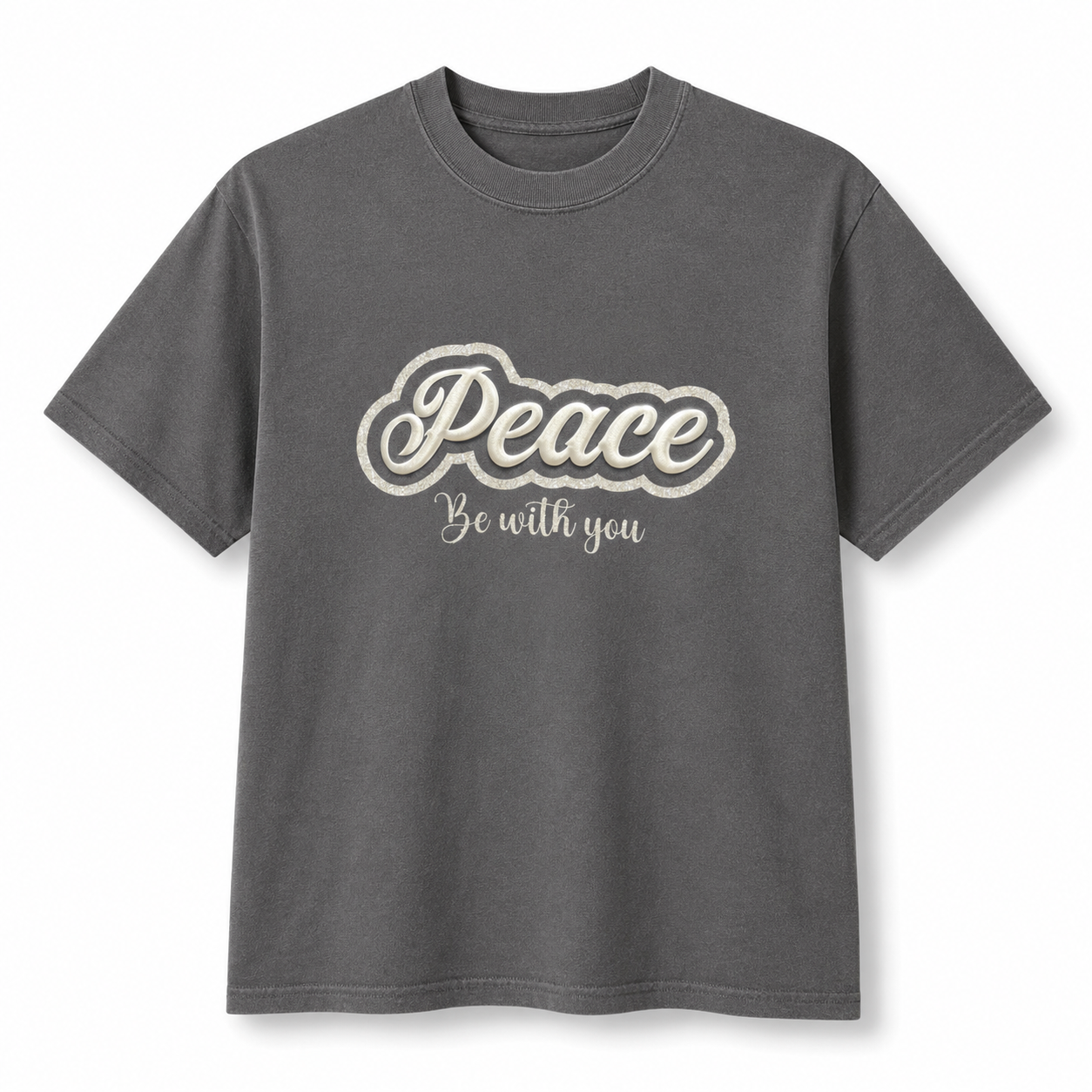 Peace Be With You 3D Glitter Tshirt